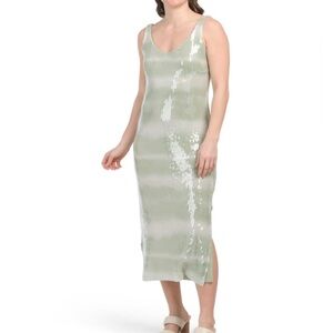 Carolina Constas NWT XS Sequin Midi Dress